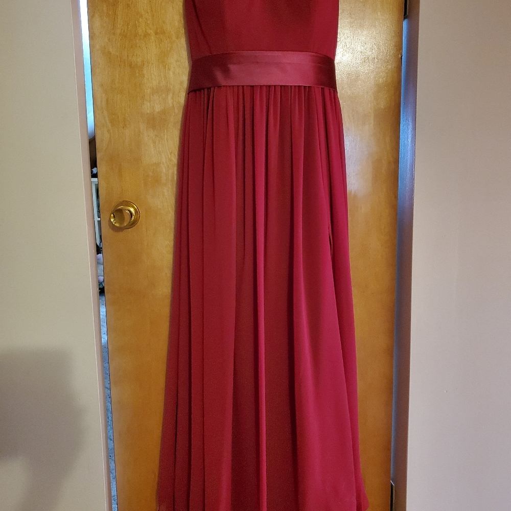 Bridesmaid dress. Azazie. Size 10A. Burgundy